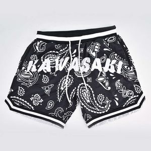 Lu Men Shorts Letni trening sportowy Elatic Waitb Men Sie zamek kieszonkowy sublimacja sublimacja poleter meh baketball krótki