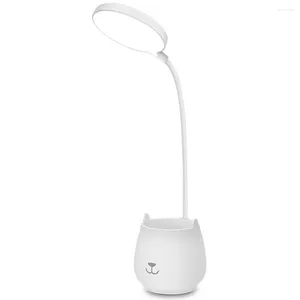 Tischlampen Flexo -LED mit USB -Kontakt Dimmbare Stand Desk Leuchtlampe moderne flexible Untersuchung