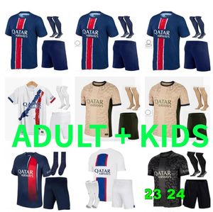 2024 2025 Paris Mbappe Hakimi piłka nożna MAILLOT de Foot Zaire-Emery Barcola G.Ramos Asensio Lee Kang w O.Dembele Football Shirt 23 24 25 Hommes Enfants Men Kids Kids