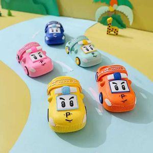 Slipper Summer New Childrens Hollow Sandals Baby Cute Cartoon Car Family Slippers Boys Breathable Non slip Beach Shoes Girls Soft Shoes Y240518