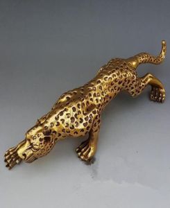 15 inch Art Deco Leopards Bronze Sculpture Cubism Panthers Statue5620199