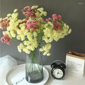 Decorative Flowers Artificial Dandelion Simulation Flower Home Wedding Bouquets Road Lead Wall Mori Female