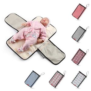 Changing Pads Covers Travel multifunctional portable baby diaper cover pad waterproof diaper replacement pad cleaning hand folding diaper bag soft and flexiXTJX