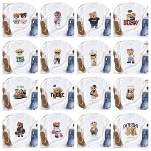 Summer Designer Tshirt Mens Shirt Womens Tshirts Creative Bear Bear Print Lous Round Neck Shirts Thin Breattable Casual Sports Daily Tops Fashion Coar Tees Tees