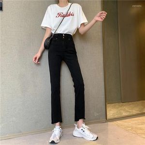 Women's Jeans N3965 Cropped Trousers Tight-fitting High-waisted Thin All-match Women