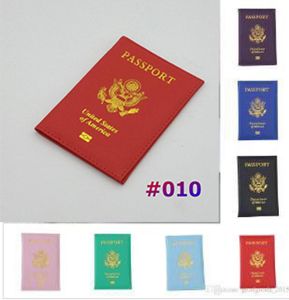 Cute USA Passport Cover Women Pink Travel Passport Holder American Covers for passport Girls Case Pouch Pasport DLH1053603328