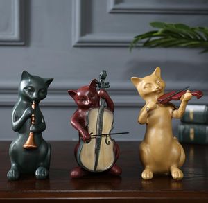NOVA banda de gatinhos de artesanato de artesanato de três peças decorações de casas de casamento Ornaments5494971