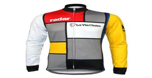 CSSIC Vie Cire Retro Cycling Jersey Men Long Sleeve Winter Fleece Autumn No Fleece Road Cykelkläder Vintage MTB 26072008070395