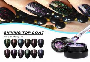 2020 год для ногтевых лаков Shiny Platinum Nails Art для маникюра Поли гель -лак UV Colors Top Base Primer Гибрид