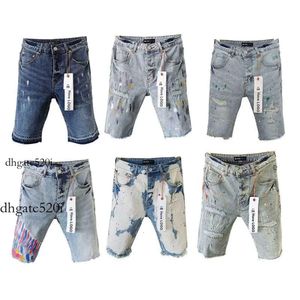 Lila Jeans Shorts Lila Jeans Shorts Lila Jeans Designer Hosen Jeans Herren Designer Jeans High End High Street American Plus Size Hip Hop Ripped Denim A7C