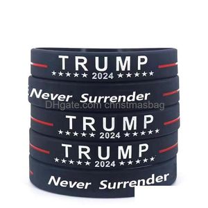 Party bevorzugt Trump 2024 SILE Bracelet Niemals Armband Drop Delivery Home Garden Festive Supplies Event DH3GB