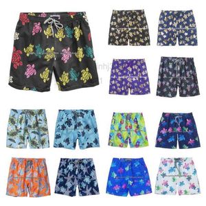 Pantaloncini da uomo pantaloncini da uomo pantaloncini da uomo bermuda tartarughe corta a spiaggia da bagno costumi da bagno abbigliamento estivo maschile vilebrequin tartarughe ricami rapidi