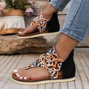 Wedge 2024 Obcasy Sandały Ortopedyczne Kobiety Summer Fashle Buckle Flip Flip Flip Flip klapki zapatos de Mujer v 306 D F3d7 F37