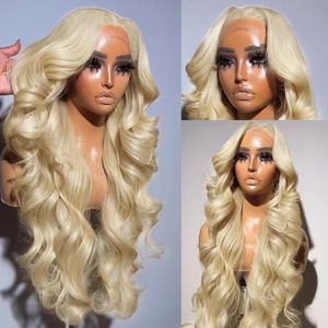 613 koronkowa peruka czołowa 13x6 miodowa blondynka fala koronkowa z przodu peruka brazylijska 13x4 przezroczysty kolor ludzki włosy dla kobiet