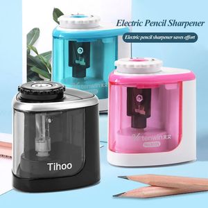 Tenwinautomatic Pencil Sharpener Electric Manual Correction Pencome HB 2B Supplies 8005 2 in 1 240515