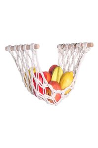 2pcs Storage Bags Simia Decorated Fruit Net Kitchen Vegetable Basket3141874