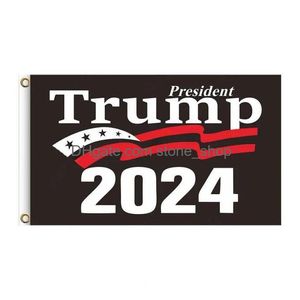 BANNER BANDS DHS entrega rápida 3x5ft Trump Miss Me No Yas Campaign Us 2024 Eleição votada para bandeira Drop Home Garden Festive Party Suppli Dhupr