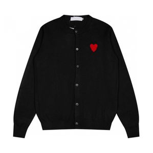 Spela Fashion Mens Designer Red Heart Shirt Casual Cotton Embroidery Långärmad Summer T-shirt Asian Sizesm-2XL#W3