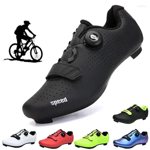 Sapatos de ciclismo 2024 Road Bicycle Men Sneaker MTB Clit