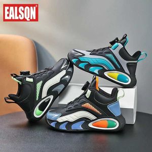 Atletik Açık Yeni Varış Çocuk Basketbol Ayakkabıları Erkek Deri Sepet Sıradan Botlar Antislip Kauçuk Sole Kids Moda Spor ayakkabıları y240518