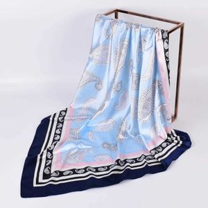 Bandanas Durag 2022 Summer Fashion Cashew Nut 90 Stor fyrkantig hårbottentryck Enkel fyrkantig halsdukar Grossist J240516