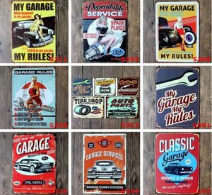 Segni di stagno in metallo personalizzato Sinclair Motor Oil Texaco Poster Casa Bar Decorazioni per la parete Immagini Vintage Garage Segno 20x30 cm ZZC2886335134