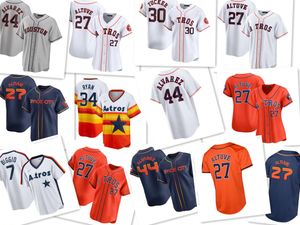 Jersey de beisebol Jose Altuve Alex Bregman Jeremy Pena Yordan Alvarez Nolan Ryan Kyle Tucker Josh Hader Verlander Caratini Corey Julks McCormick Jersey