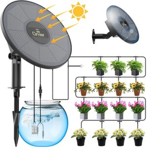 Sistema di irrigazione a goccia solare Irrigazione automatica con modalità timer batteria per piante in vaso balcone del giardino 240514