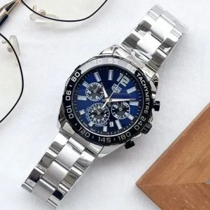 Tog Formula1 Designer Luxury High Quality Luxury Men's Tag Watch Quartz Movement Full Function Sapphire Chronograph Men Watches Three Eyes All Dial Work AAAAA
