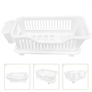 Kitchen Storage Drainer Rack Counter Top Vegetable Dish Fruit Abs Drying Countertops