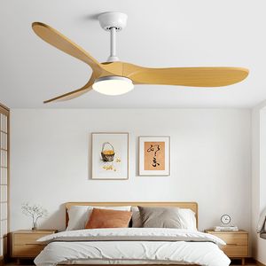 42/52/60Inch 3 ABS blade DC 30W pure copper motor Ceiling Fan with Remote Control and Full Spectrum 24W LED Light