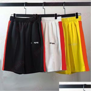 Herren-Shorts Designer Man Streifen Druck Sommerbrand Strandhosen Lose Freizeitsportgröße S-XL Drop Lieferbekleidung Kleidung Dhadx