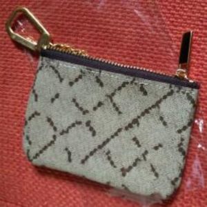 Chave de couro Damier possui alta qualidade famosa designer clássico feminino titular do suporte de moeda de moeda pequena bolsa de couro PU 305z