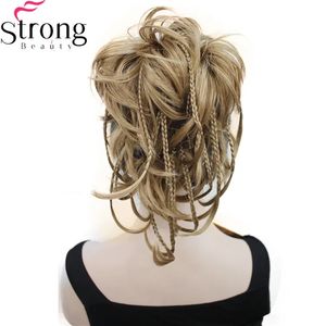 StrongBeauty 12インチ調整可能な乱雑なスタイルポニーテールヘアエクステンション合成ヘアピース