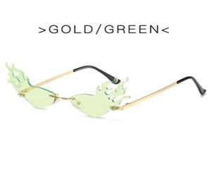 Санляски из ярких стилей цельная металлическая рама мода океанская кусочка прохладные солнцезащитные очки.