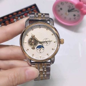 2024 Quartz mais popular assistir Mens Business Labor Card Tourbillon Automático