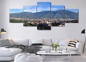 5 Piece Canvas Art Avila Caracas Mountain Canvas Print Painting Wall Art Poster Modern Home Decoration Living Room Pictures 2103103782546