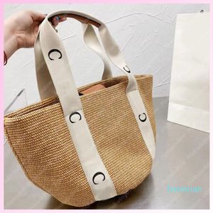 Womens Women Beach Handbags Woody Tote Baskety Hobo Handbag Bags Designers Bage 2021 Straw Luxurys Totes P2106091 Omeju 277L