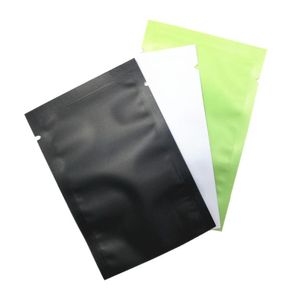 Gift Wrap 100PCS Matte Flat Open Top Aluminum Foil Bag Vacuum Heat Seal Packaging Pouches Dried Food Coffee Tea Mylar Smell Proof3205958