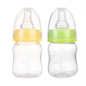 Bebek Bebek Mini Taşınabilir Besleme Hemşirelik Şişesi Ücretsiz Güvenli Born Bakım Besleyici Meyve Suyu Süt Şişeleri 60ML 240513