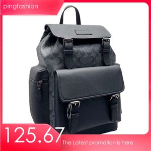 Hot Designer New Men Women Fashion Book Bag Classic Old Flowers Drawstring Clip Open And Close Jacquard Leather Schoolbag Backpack 1888 Ping