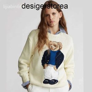 RL sweaters Womens Sweater polos bear Sweater Winter Soft Basic Women Pullover Cotton Rl Bear Pulls Fashion Knitted Jumper Top Sueters De Mujer 2210078a6v