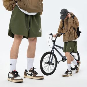 Houzhou workowate sportowe szorty mężczyźni Summer Beach Outdoor Szybkie suszenie koszykówka na siłownię Korean Streetwear Casual Hafloider 240517