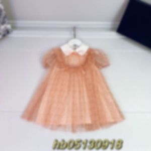 Klänningar Spring/Summer Girls 'Clothing Doll Neck Tank Top Dress Letter Printed Inner Cotton Bekväm smidig