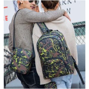 2024-2025 Heiße heiße beste Outdoor-Taschen Camouflage Travel Rucksack Computerbag Oxford Bremskette Mittelschule Schülertasche viele Farben