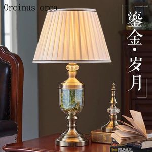 Table Lamps Nordic Modern Simplified Glass Desk Lamp Room Dining Vase Adornment European Style Creative Bedside