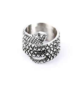 Ny privat design penis ring glans ring orm huvud stil metall enhet hane ring7476935