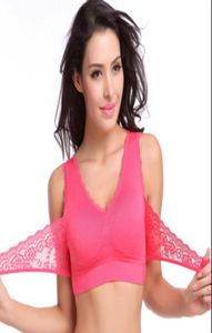 Mulheres sexy Bras Yoga Push Up Bras Shapers Bustiers Corsets Lace Cotton Cotton Sports Sports Bras Lady Rouphe Colorful8252506