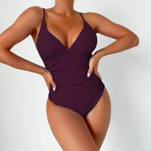 Damskie stroje kąpielowe 2024 BIKINI W SEXY SEXY LABIES Solidny kolor push-up Summer Summer Beachwear Women Suiting Suit