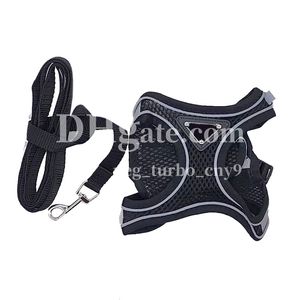 Pet Dog Chest Back Set Designer Pet Chest Harness Restraint Cat Dog Harness Traction Rope Schnauzer Bichon Puppy Traction Set